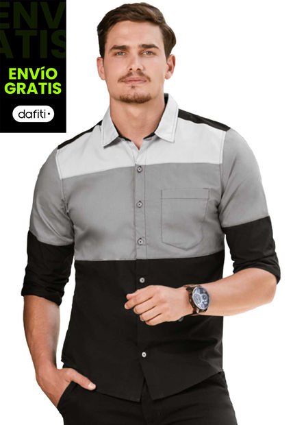 Camisa Hombre Multicolor Mp 87621