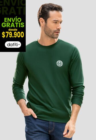Camibuzo Hombre Verde Pino Mp 110747 MP