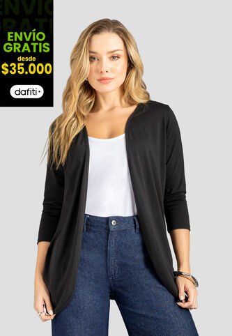 Cardigan Mujer Negro Mp 105844 MP