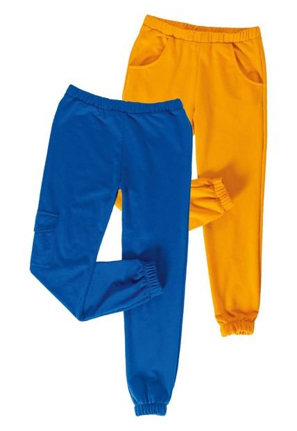 Jogger Paq X2 Infantil Masculino Multicolor Mp 90765