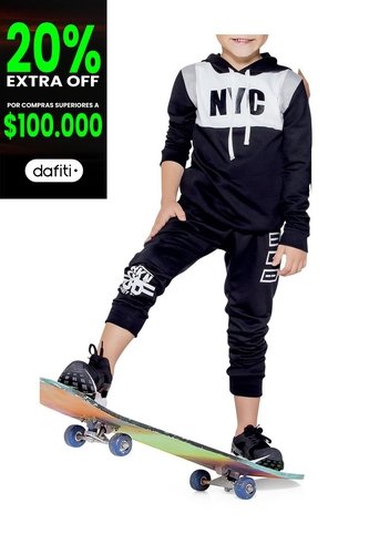 Conjunto Negro Blanco MP MP