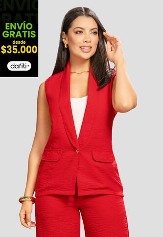 Blazer Mujer Rojo Mp 112514 MP