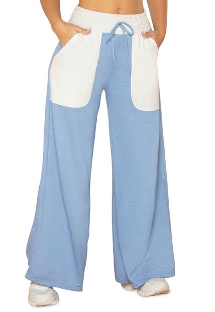 Pantalón Mujer Azul Mp 92450
