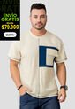 Camiseta Hombre Crema Mp 110523 de MP