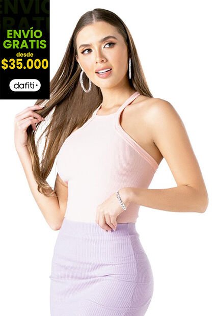 Camiseta Mujer Palo De Rosa Mp 34598