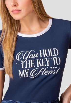 Camiseta Mujer Azul Profundo Mp 111997