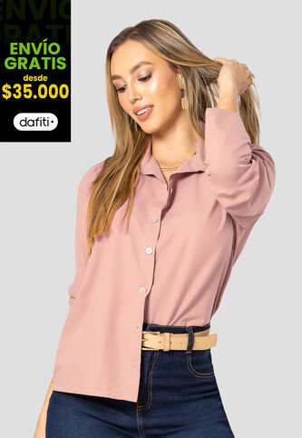 Camisa Mujer Rosa Polvo Mp 112500 MP