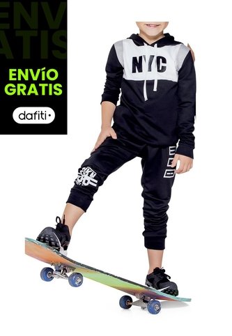 Conjunto Negro Blanco MP MP