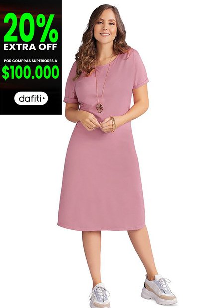 Vestido Palo De Rosa MP 88353