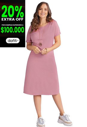 Vestido Palo De Rosa MP 88353