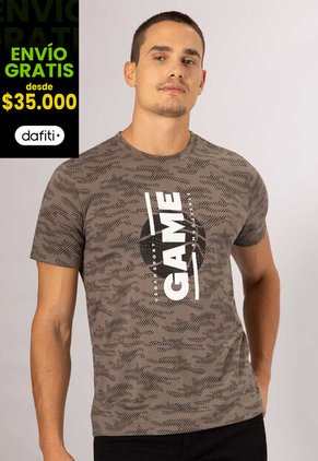 Camiseta Hombre Estampado Mp 111918