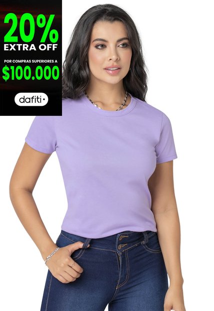 Camiseta Lila MP 82961