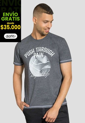 Camiseta Hombre Negro Cross Mp 111914 MP