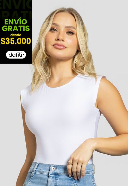 Blusa Mujer Blanco Mp 112213