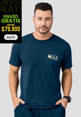 Camiseta Hombre Azul Profundo Mp 110526 MP