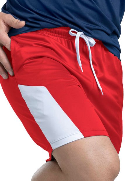 Pantaloneta Hombre Rojo Mp 77511