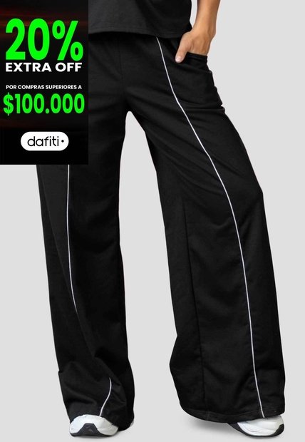 Pantalón Mujer Negro Mp 115560