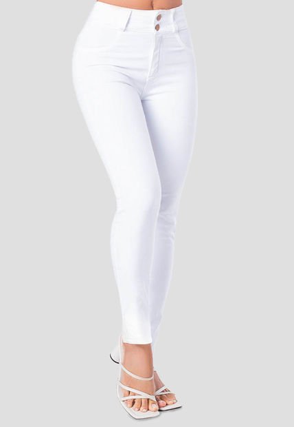 Pantalón Mujer Blanco Mp 89814