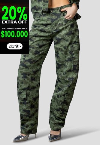 Jean Mujer Estampado Mp 115460 MP