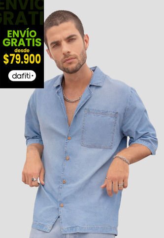 Camisa Hombre Azul Mp 106880 MP