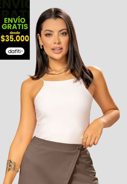 Blusa Mujer Blanco Mp 112247