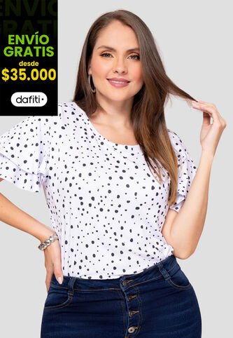 Blusa Mujer Estampado Mp 111089 MP
