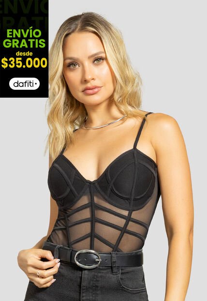 Body Mujer Negro Mp 112263