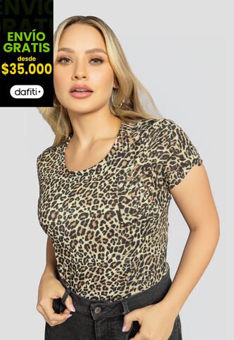 Camiseta Mujer Estampado Latte Mp 112228 MP
