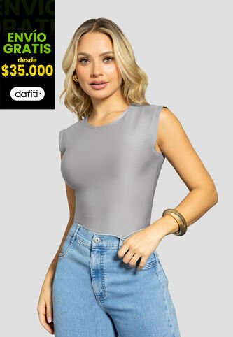 Blusa Mujer Gris Claro Mp 112213 MP