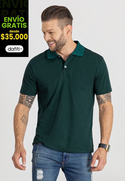 Polo Hombre Verde Mp 96038