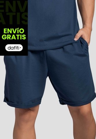 Bermuda Hombre Azul Profundo Mp 100496 MP