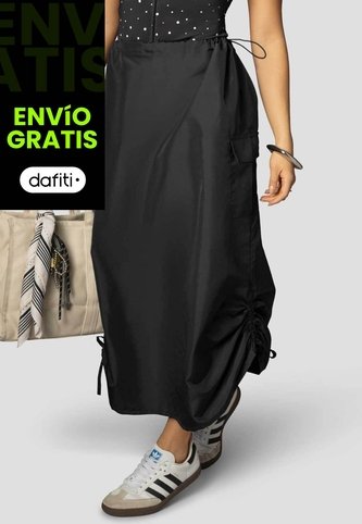 Falda Larga Mujer Negro Mp 114828 MP