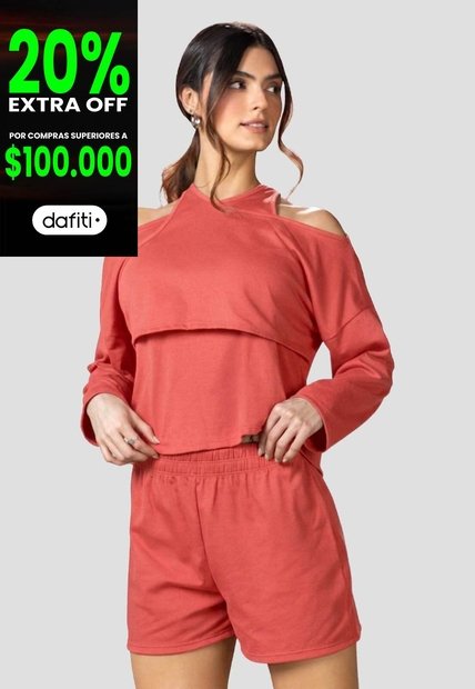 Conjunto Mujer Coral Mp 115557