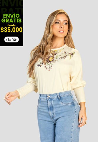 Blusa Mujer Crema Mp 112267 MP