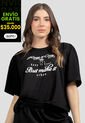 Camiseta Mujer Negro Mp 110983 de MP