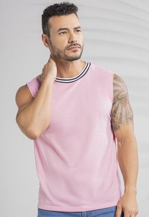 Camisilla Hombre Rosa Mp 101775