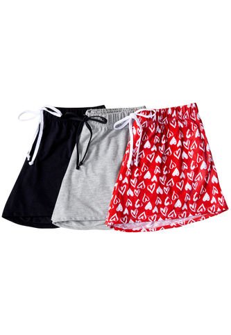 Short Paq X3 Mujer Multicolor Mp 89322 MP