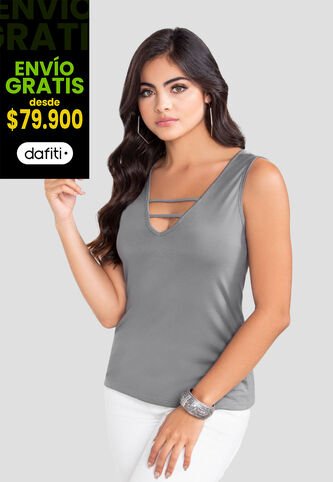 Camiseta Mujer Gris Mp 79427 MP