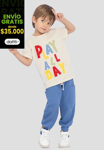 Conjunto Niños Infantil Bicolor Mp 111168 MP