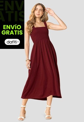 Vestido Corto Mujer Merlot Mp 114423 MP