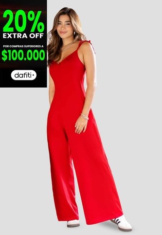 Enterizo Largo Mujer Rojo Mp 7230 MP