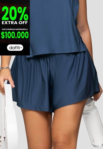 Short Mujer Azul Profundo Mp 115366