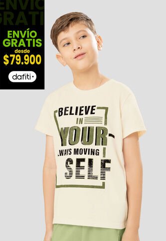 Camiseta Infantil Femenino Crema Mp 108198 MP