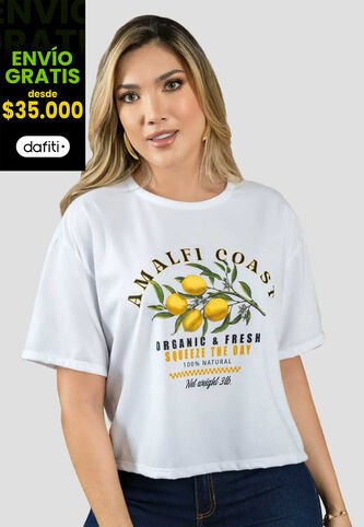 Camiseta Mujer Blanco Mp 111405 MP