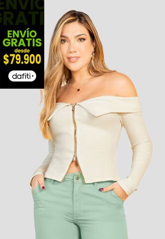Blusa Mujer Crema Mp 110166 MP