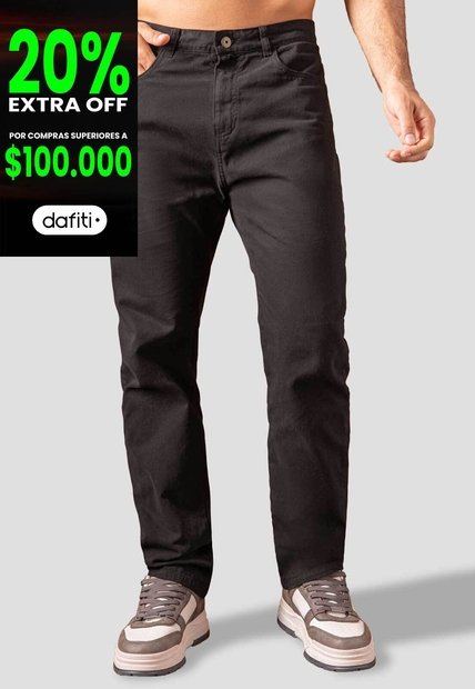 Jean Hombre Negro Mp 113860