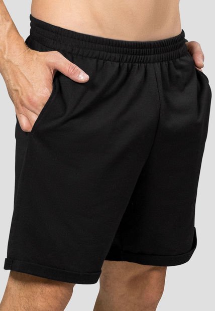 Bermuda Hombre Negro Mp 100496