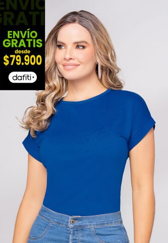 Camiseta Mujer Azul Electrico Mp 108355 MP