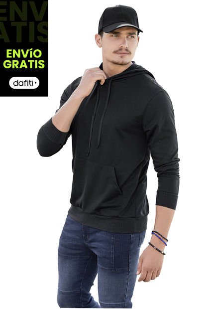 Buzo Hombre Negro Mp 79776