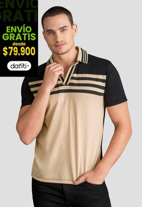 Polo Hombre Negro Mp 112796